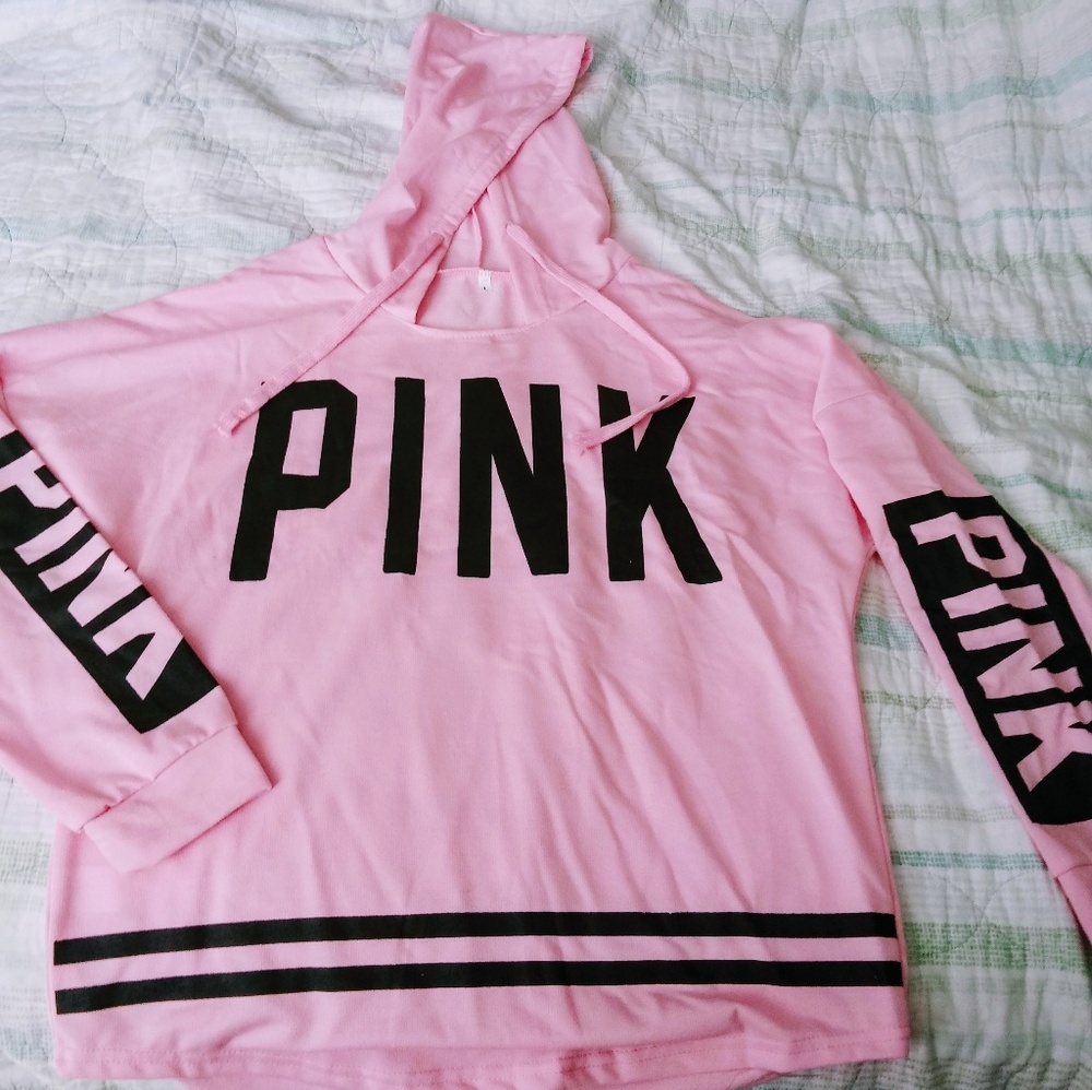 Hoodie that says Pink not VS Pink hoodies